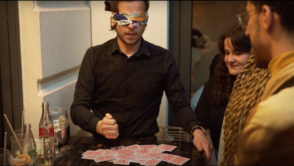 Prestation de magie avec une animation close-up !