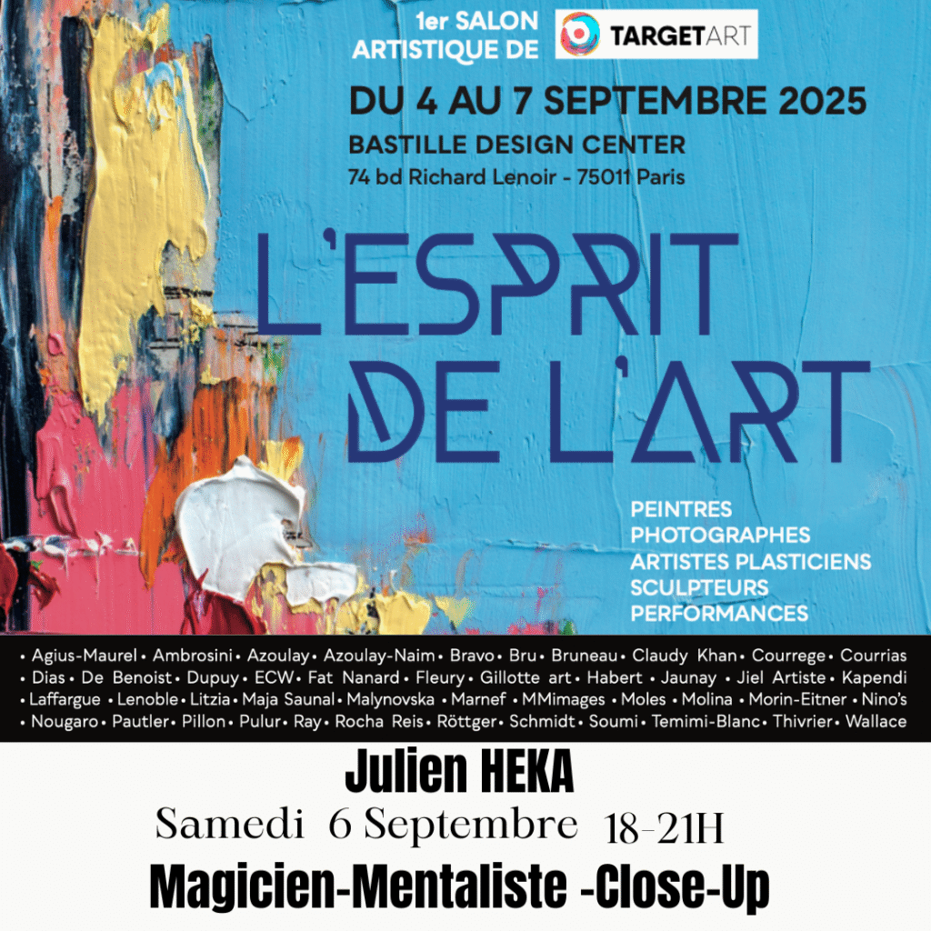 julien heka magicien sur Paris à Bastille