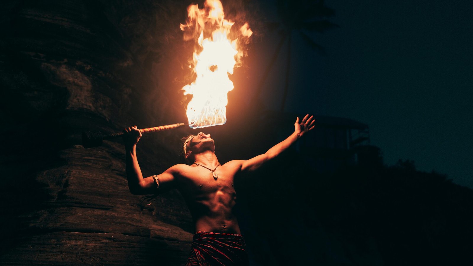 cracheur de feu, une branche de la magie.